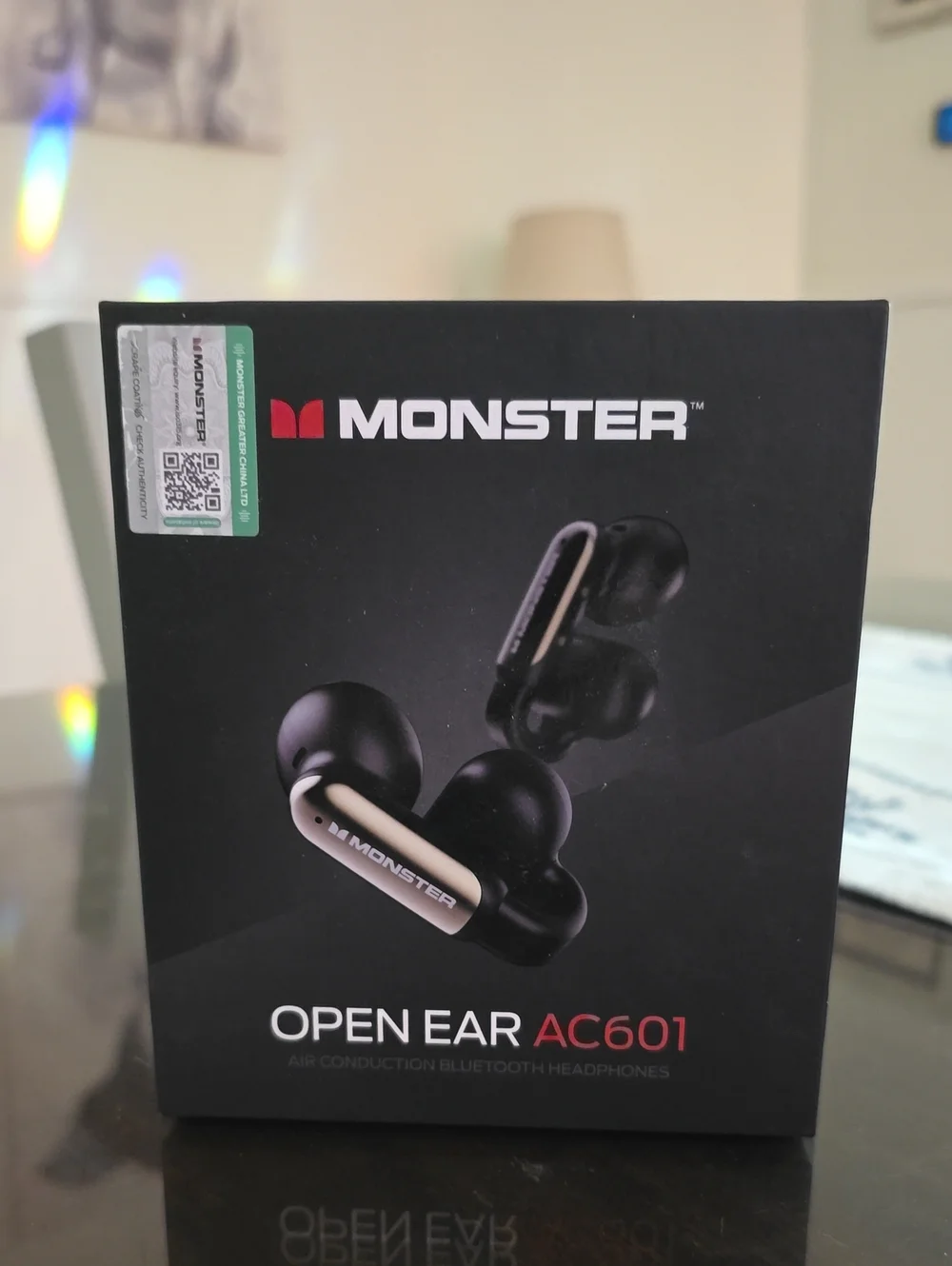 Open Ear AC601 Wireless Earbuds — Black